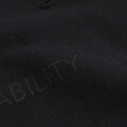 OVERSIZED REBUILD SWEAT LS #BLACK [ST.984]