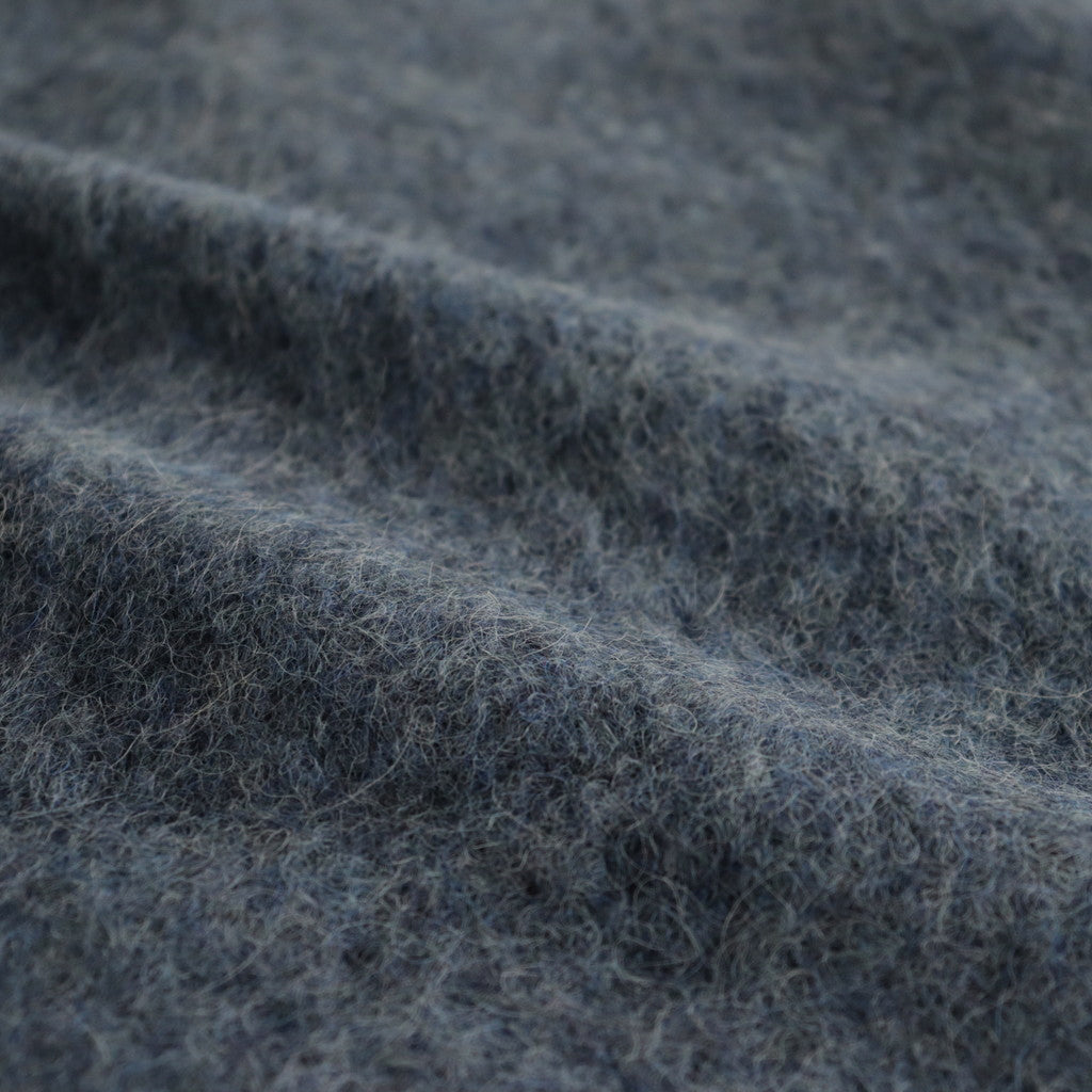 Suri Alpaca Short Gown #Blue [2303-016]