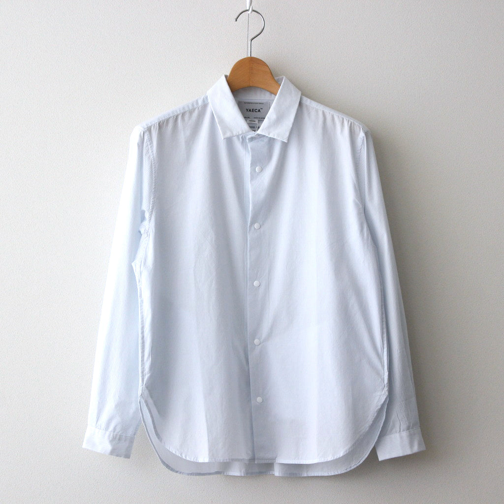 COMFORT SHIRT RELAX LONG #sax st [64103]