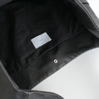 LEATHER SHOULDER BAG #BLACK [ST.1034]