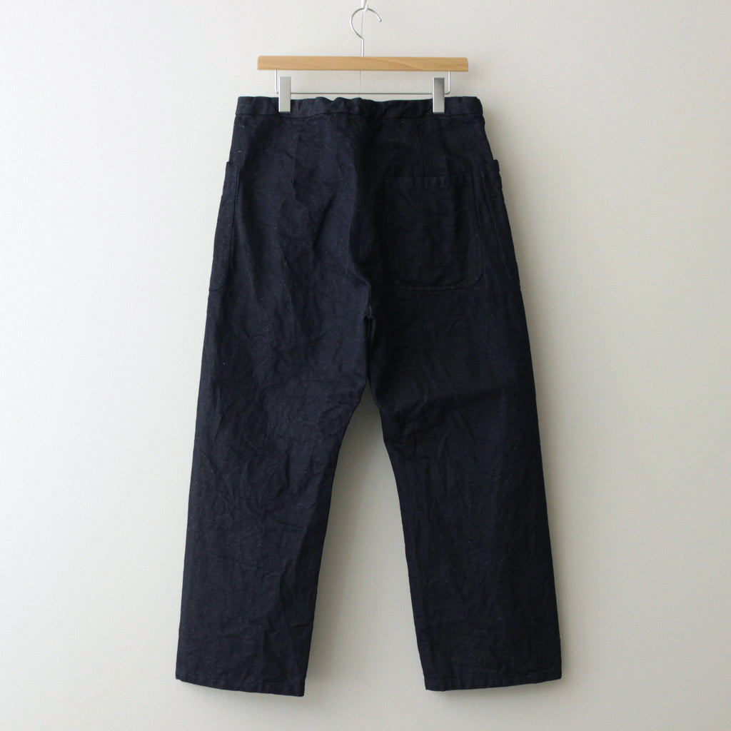 DRAW STRING PANTS #indigo broken [44604]