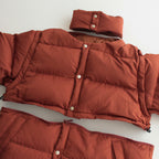 MULTI DETACHABLE RV DOWN JACKET #BRICK [YK23FW0529B]