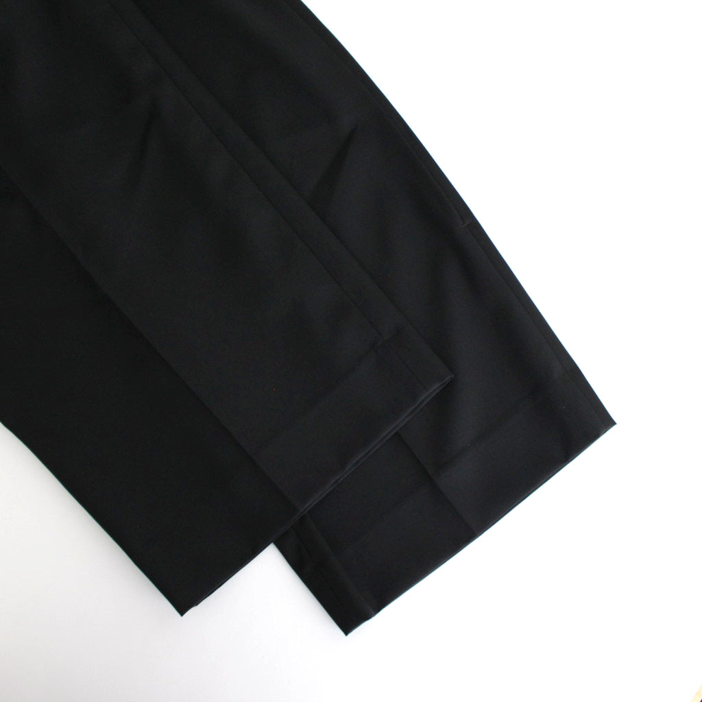 SIDE SLIT WIDE TROUSERS #BLACK [ST.960]