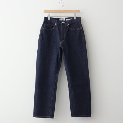 DENIM PANTS WIDE TAPERED #indigo [10-13W]