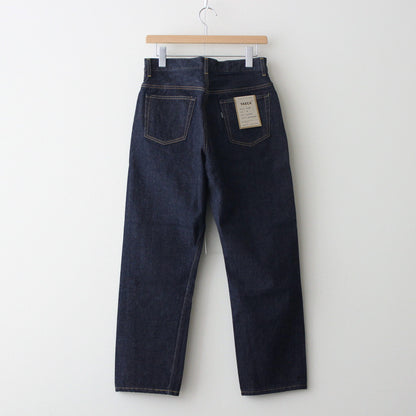 DENIM PANTS WIDE TAPERED #indigo [10-13W]