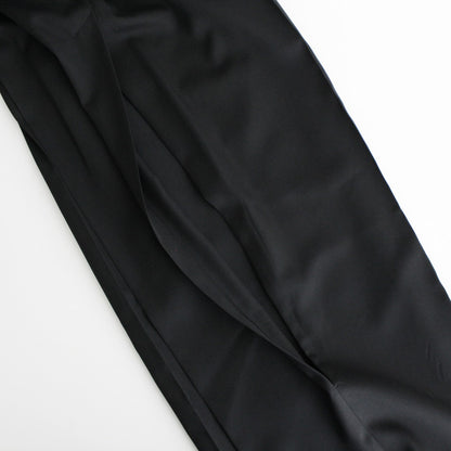 SIDE SLIT WIDE TROUSERS #BLACK [ST.960]