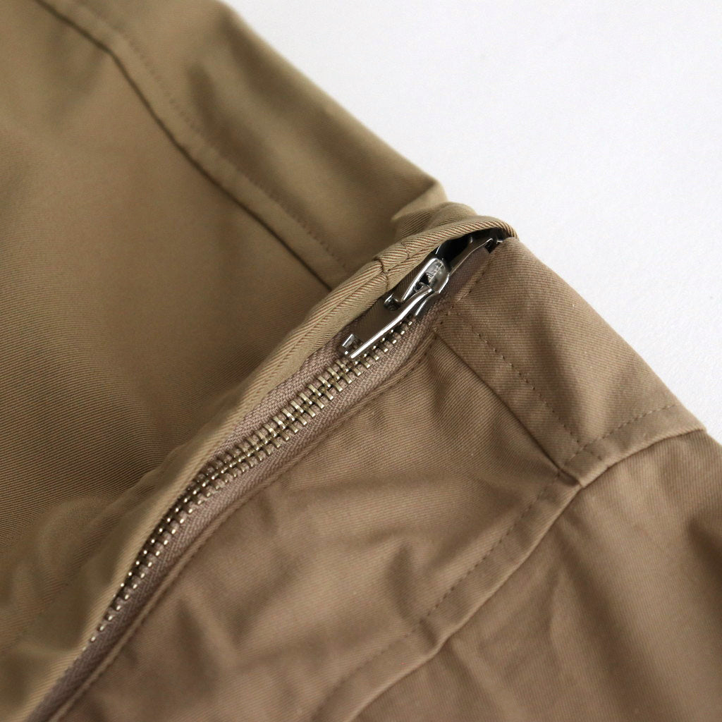 DETACHABLE WIDE TRENCH COAT #KHAKI [YK24FW0736C]