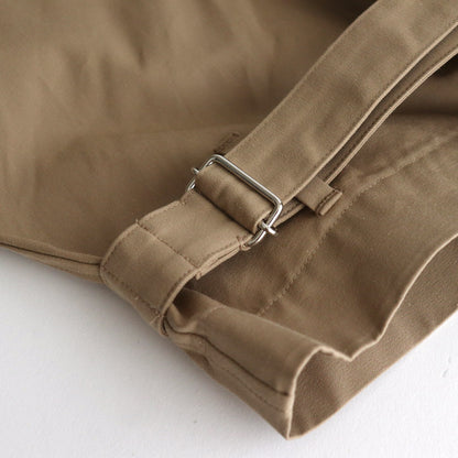 DETACHABLE WIDE TRENCH COAT #KHAKI [YK24FW0736C]