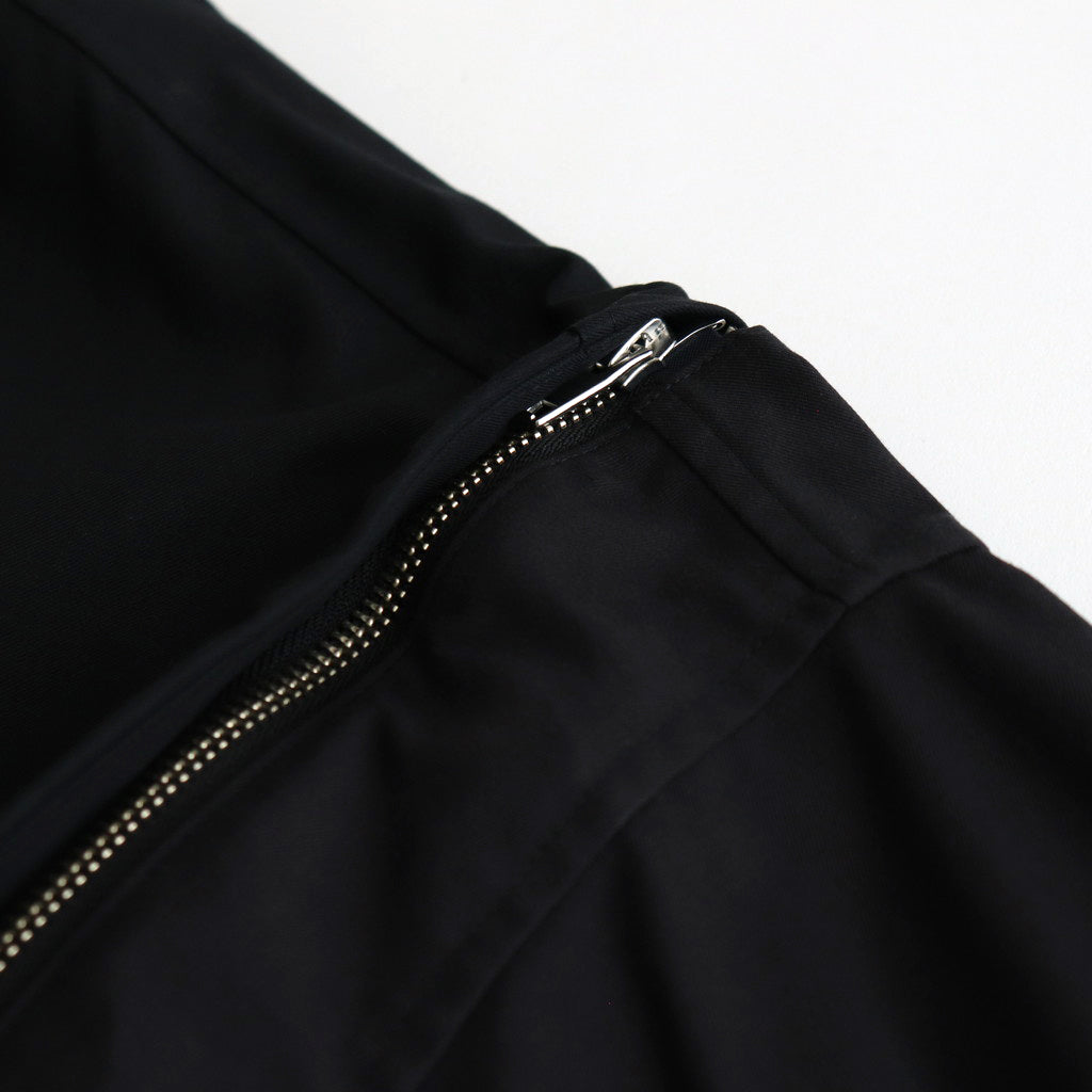 DETACHABLE WIDE TRENCH COAT #BLACK [YK24FW0736C]