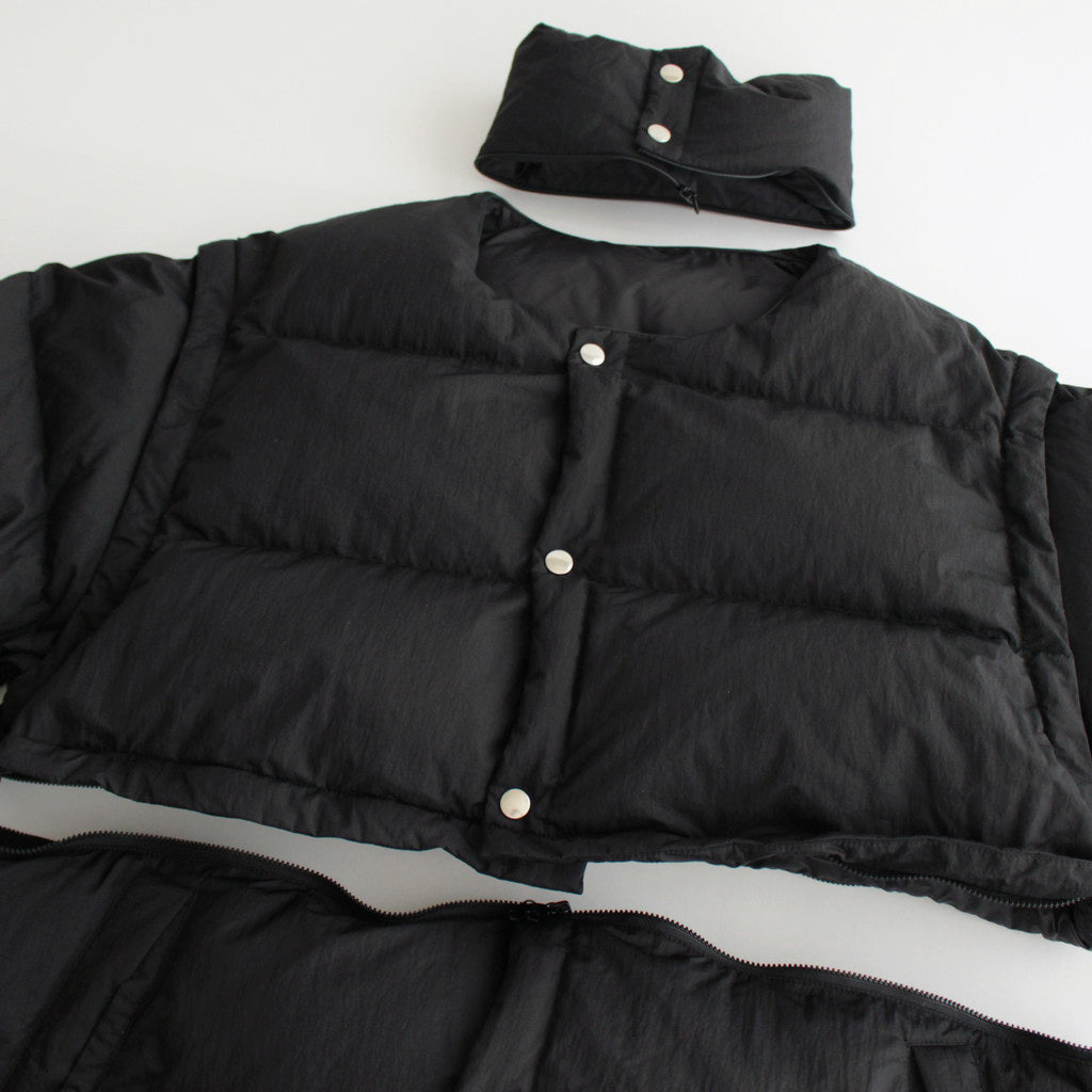 MULTI DETACHABLE RV DOWN JACKET #BLACK [YK23FW0529B] – ciacura