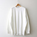 Waffle L/S Crew Neck Tee #WHITE [GU241-70135B]