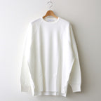 Waffle L/S Crew Neck Tee #WHITE [GU241-70135B]