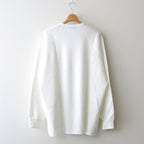 Waffle L/S Crew Neck Tee #WHITE [GU241-70135B]