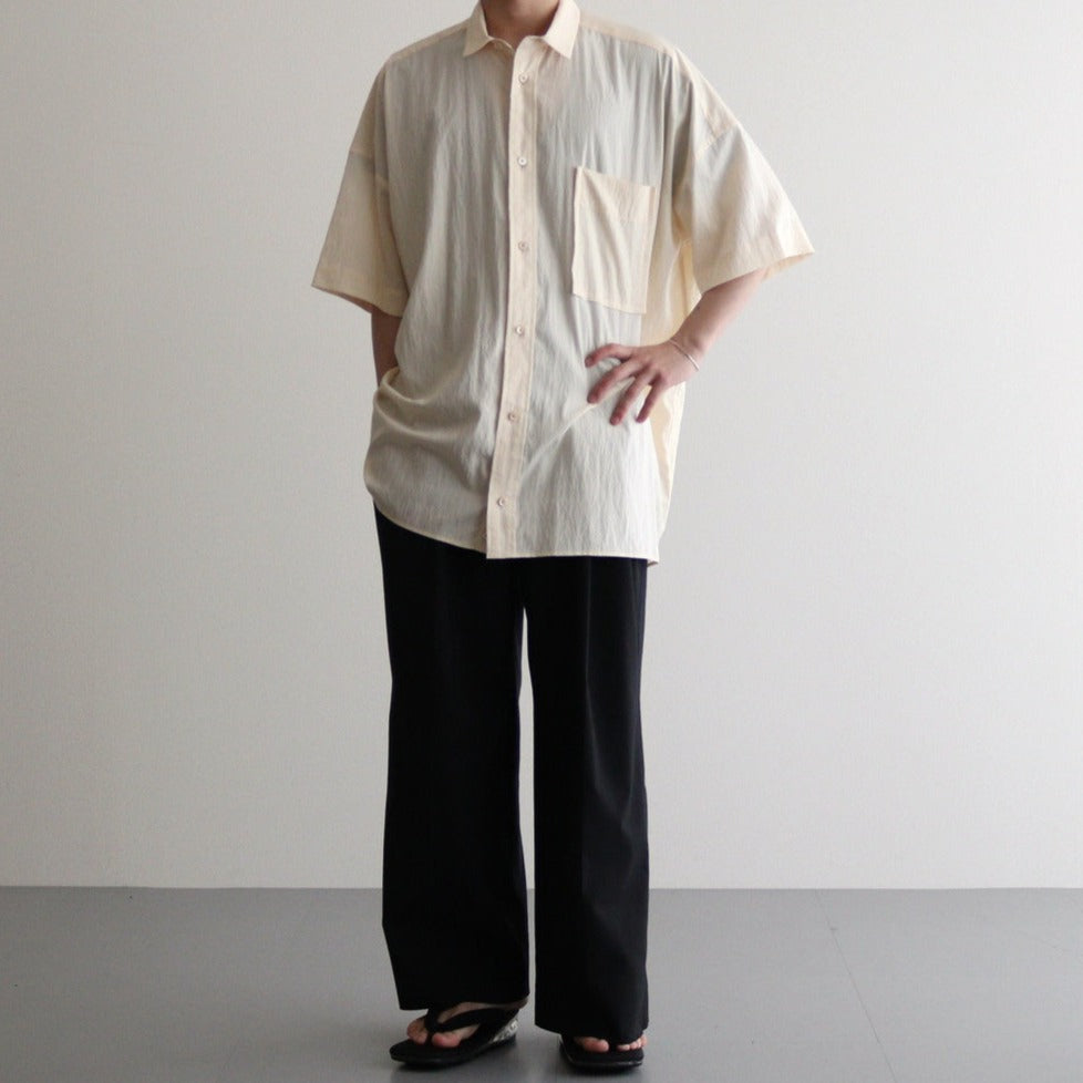 男性モデル(ハラ):172cm 58kg 着用サイズ:0