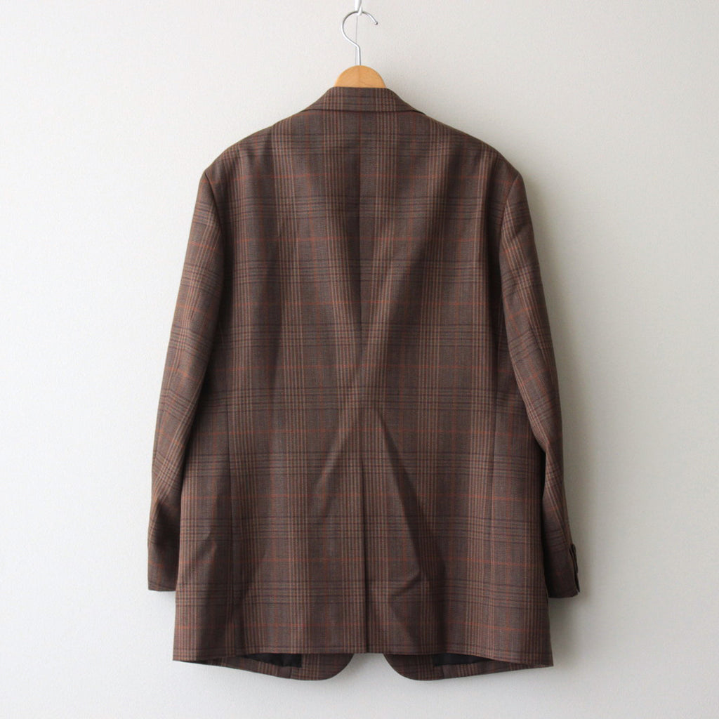 BLUEFACED WOOL CHECK JACKET #BROWN CHECK [A24AJ01CB]