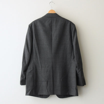 BLUEFACED WOOL CHECK JACKET #CHARCOAL CHECK [A24AJ01CB]