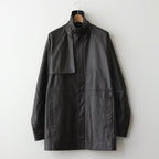 LEATHER HALF COAT #DARK BROWN [ST.766]