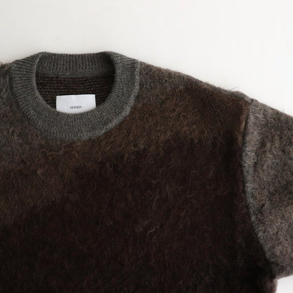 GRADATION MOHAIR KNIT LS #BROWN CREAM GRADATION [ST.1001]