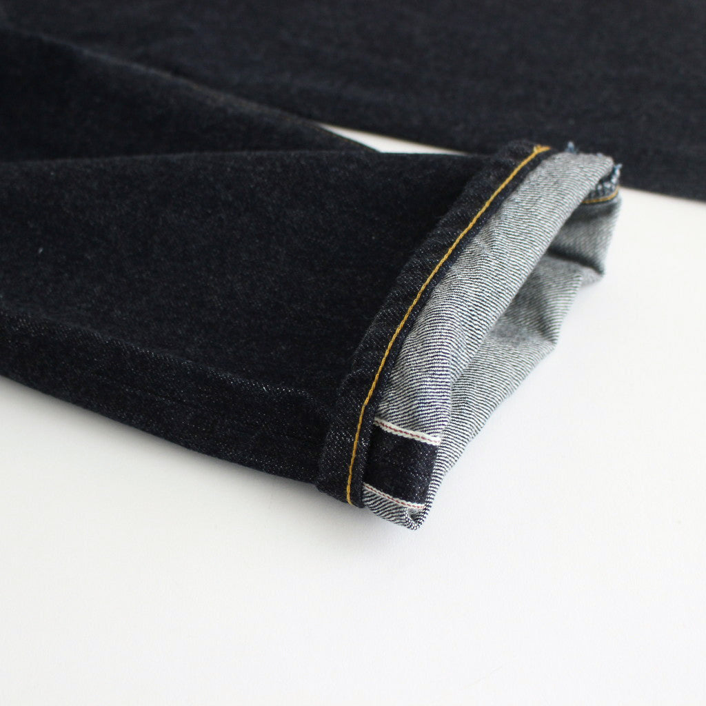 DENIM PANTS WIDE TAPERED #indigo [10-13W]