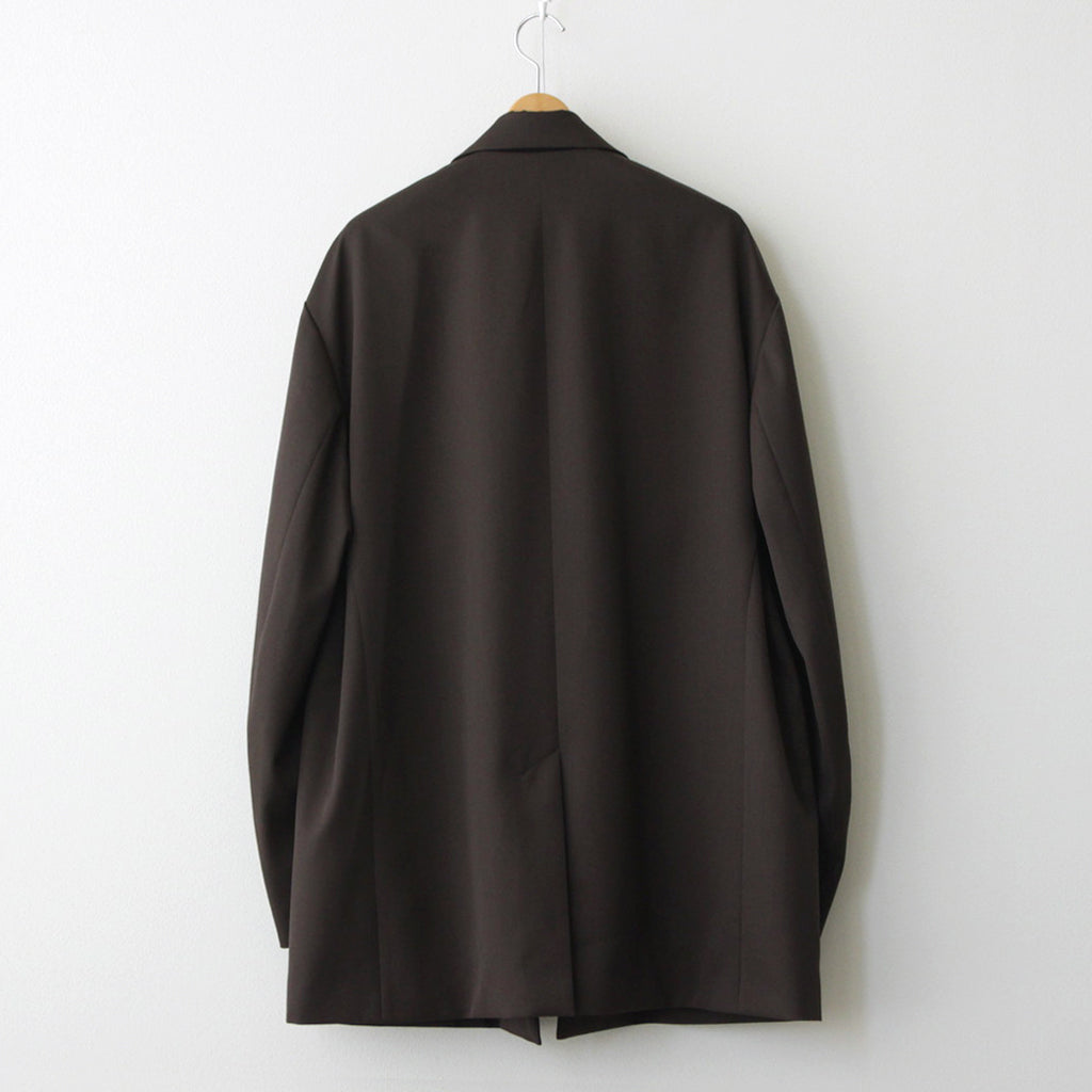 OVERSIZED SINGLE BREASTED LONG JACKET #MILITARY KHAKI [ST.790]
