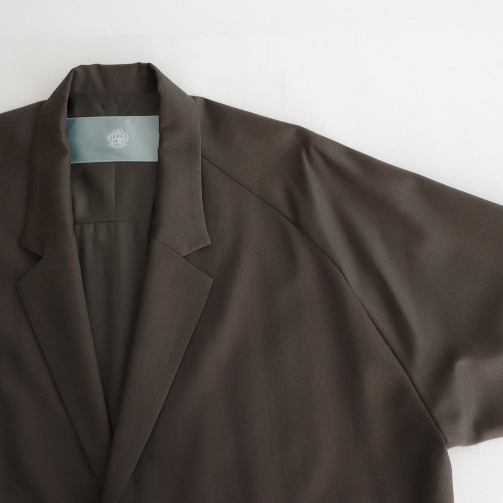 よそいきラグランスリーブJK #Khaki x Red [D223-J118]