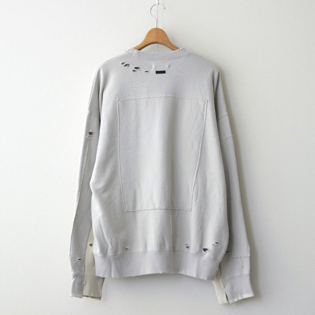 OVERSIZED REBUILD SWEAT LS #GREIGE [ST.838]