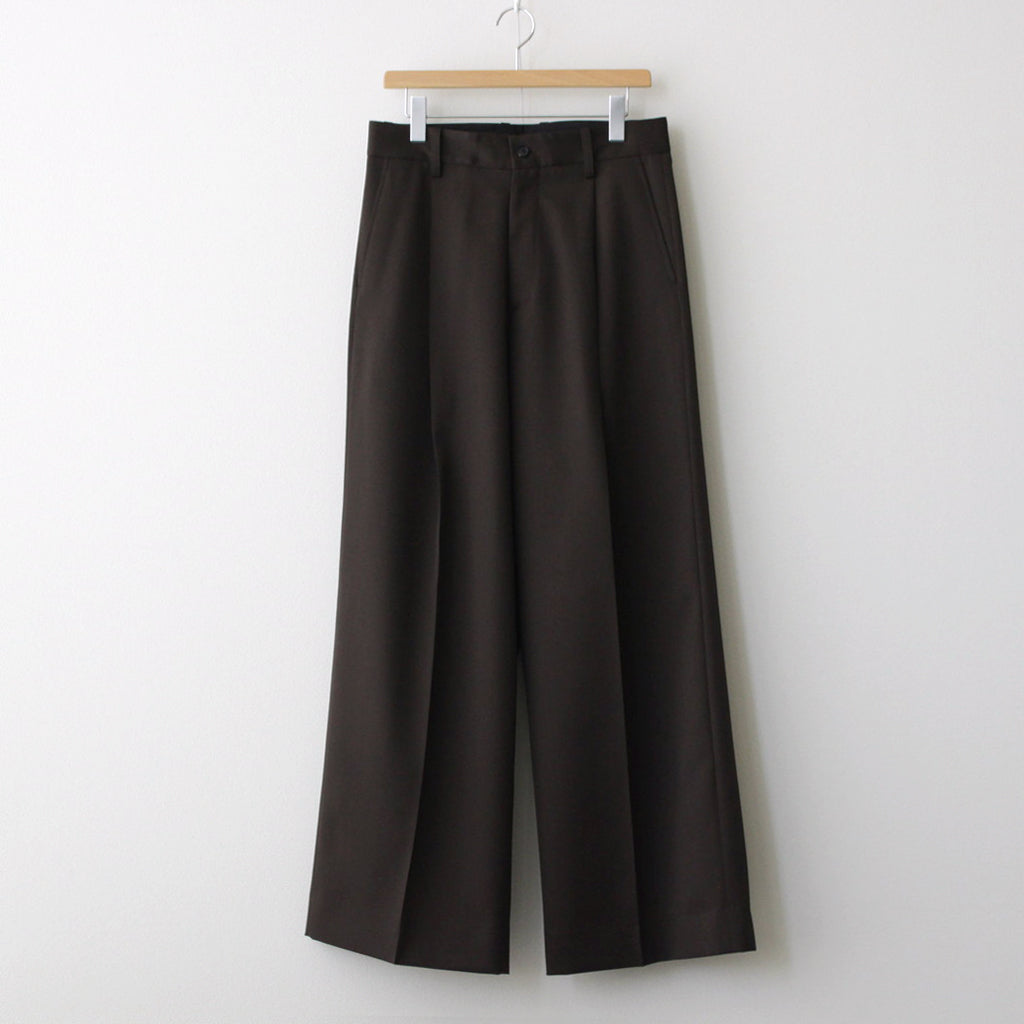 EXTRA WIDE TROUSERS #MILITARY KHAKI [ST.796] – ciacura