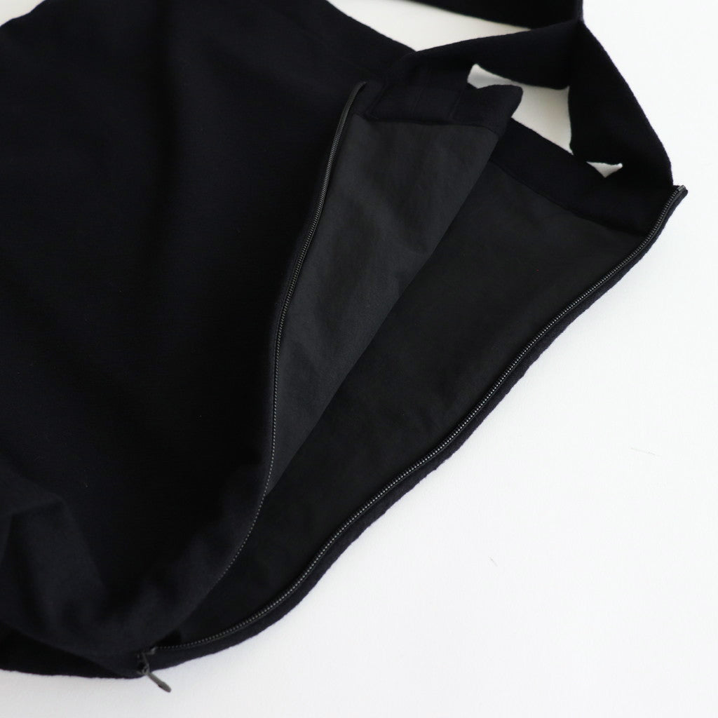 SHUKUJU WOOL PIPE BAG #NAVY [K003W]