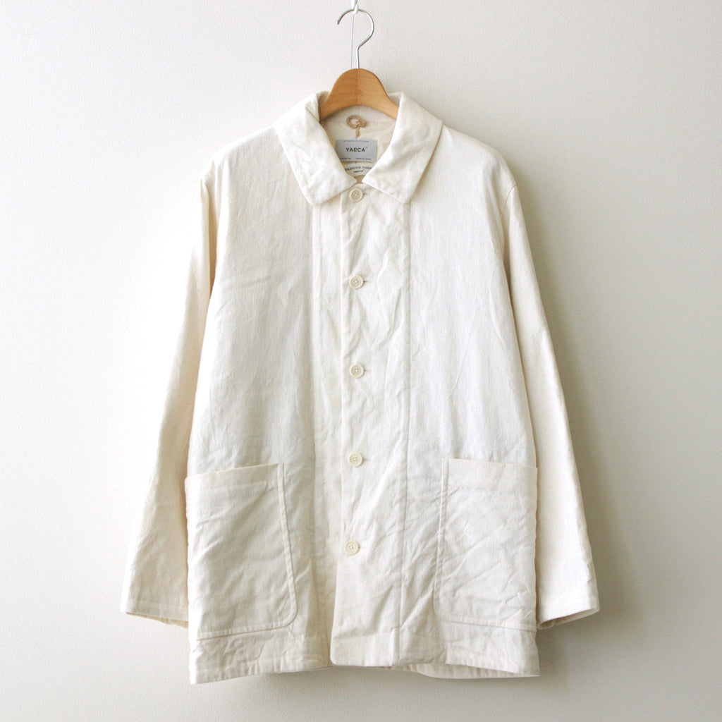 BUTTON JACKET #natural [43553]
