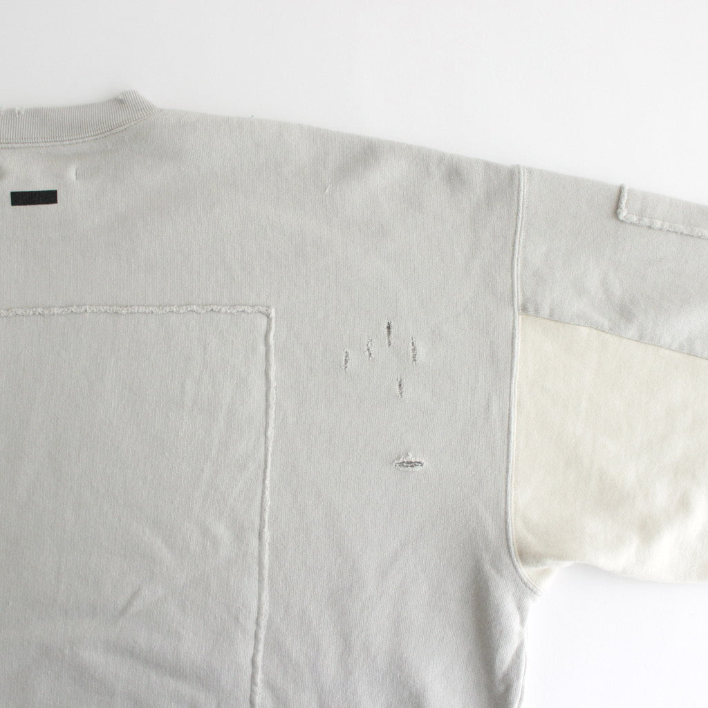 OVERSIZED REBUILD SWEAT LS #GREIGE [ST.838]