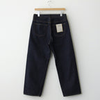 DENIM PANTS WIDE STRAIGHT #indigo [11-13W]