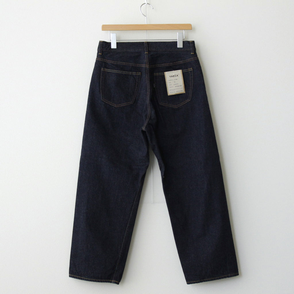 DENIM PANTS WIDE STRAIGHT #indigo [11-13W]