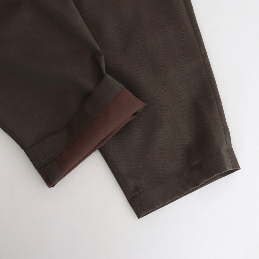 よそいきオーバータックPT #Khaki x Red [D223-P106]