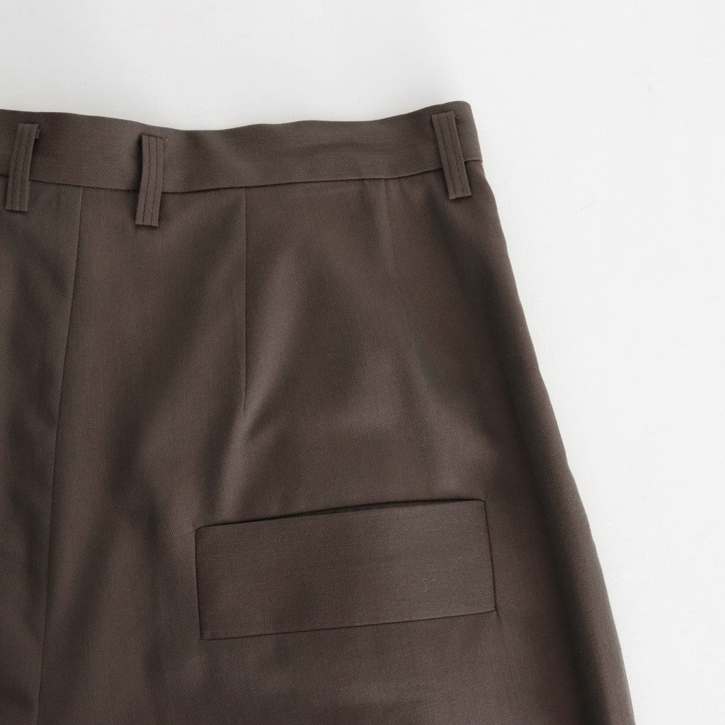 よそいきオーバータックPT #Khaki x Red [D223-P106]