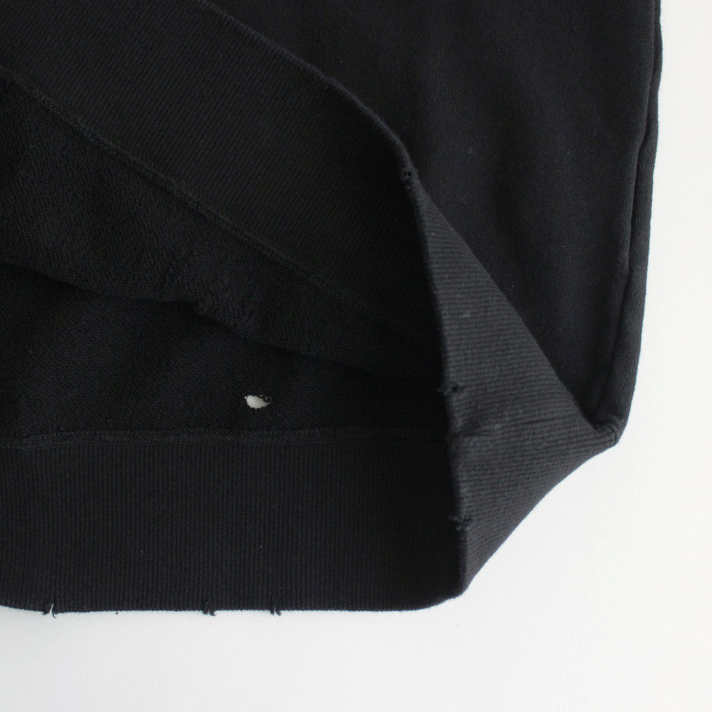 OVERSIZED REBUILD SWEAT LS #BLACK [ST.838]