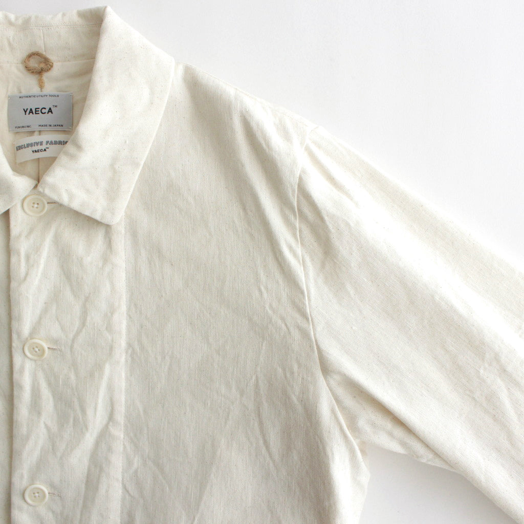 BUTTON JACKET #natural [43553]