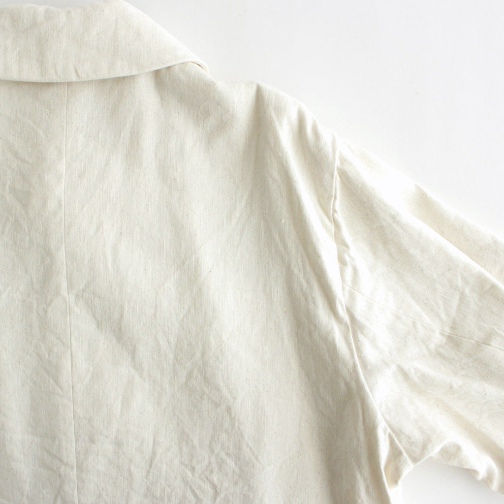 BUTTON JACKET #natural [43553]