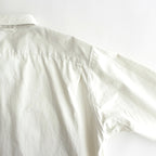 BUTTON SHIRT FLAP POCKET #off white [13156]