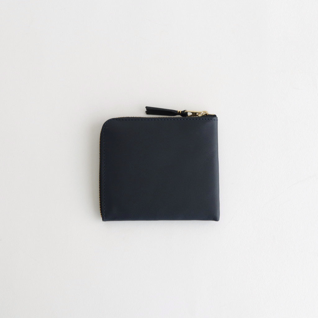L字型ZIP財布 - CLASSIC LEATHER LINE #NAVY [8Z-D003-051]