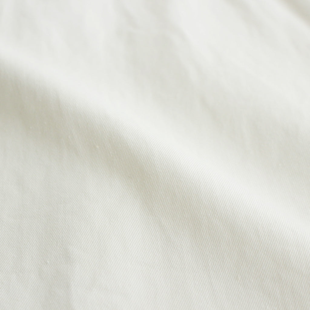 BUTTON SHIRT FLAP POCKET #off white [13156]