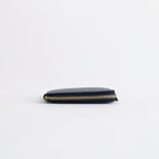 L字型ZIP財布 - CLASSIC LEATHER LINE #NAVY [8Z-D003-051]