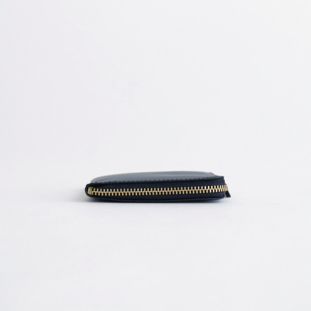 L字型ZIP財布 - CLASSIC LEATHER LINE #NAVY [8Z-D003-051]