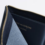 L字型ZIP財布 - CLASSIC LEATHER LINE #NAVY [8Z-D003-051]