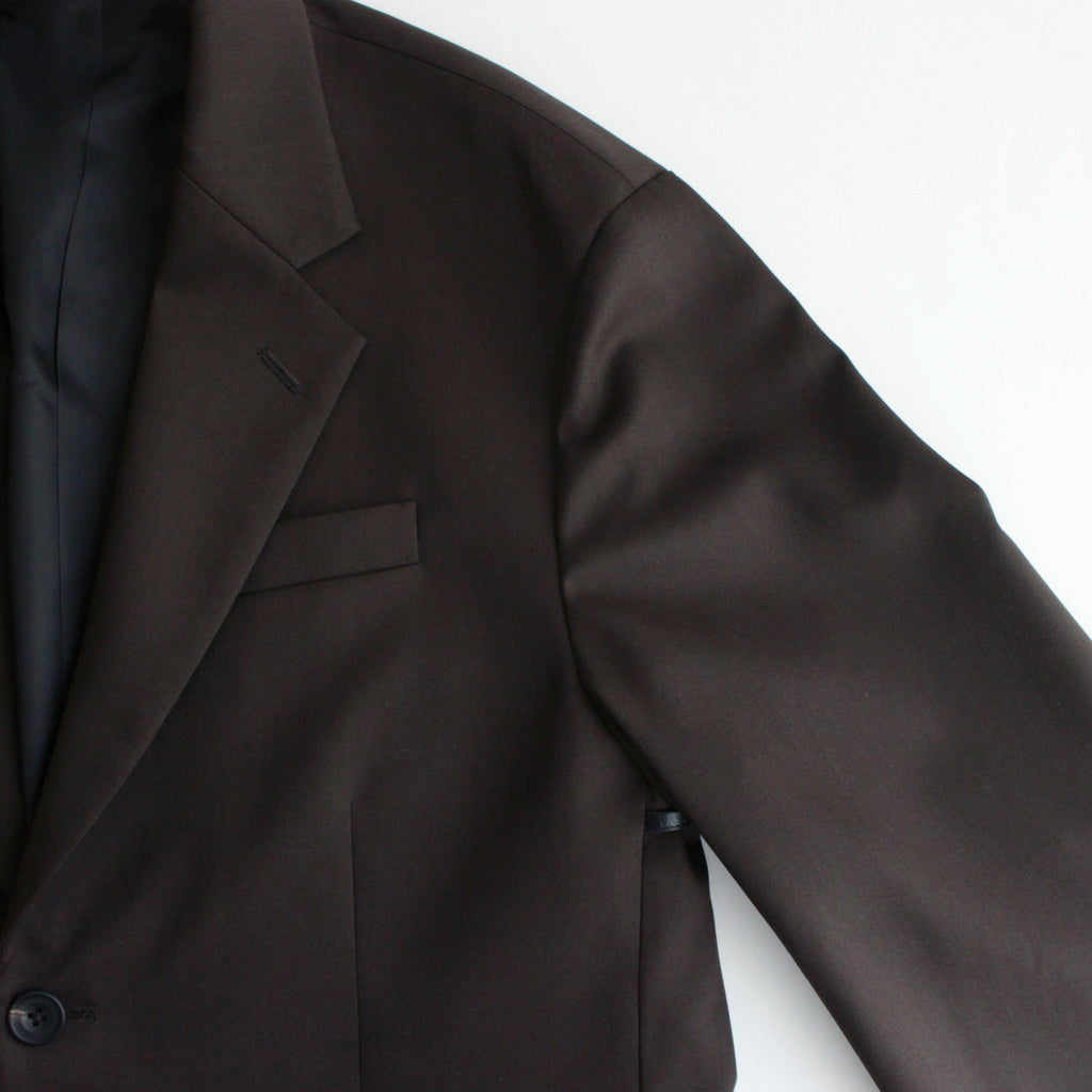 OVERSIZED SINGLE BREASTED LONG JACKET #MILITARY KHAKI [ST.790]