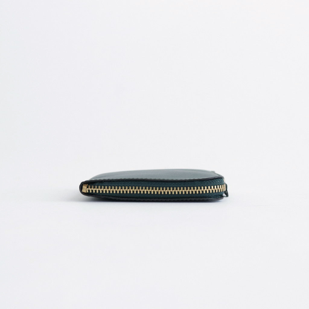L字型ZIP財布 - CLASSIC LEATHER LINE #BOTTLE GREEN [8Z-D003-051]