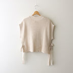 Linen SOLOTEX Knit Vest #KINARI [GL241-80208]