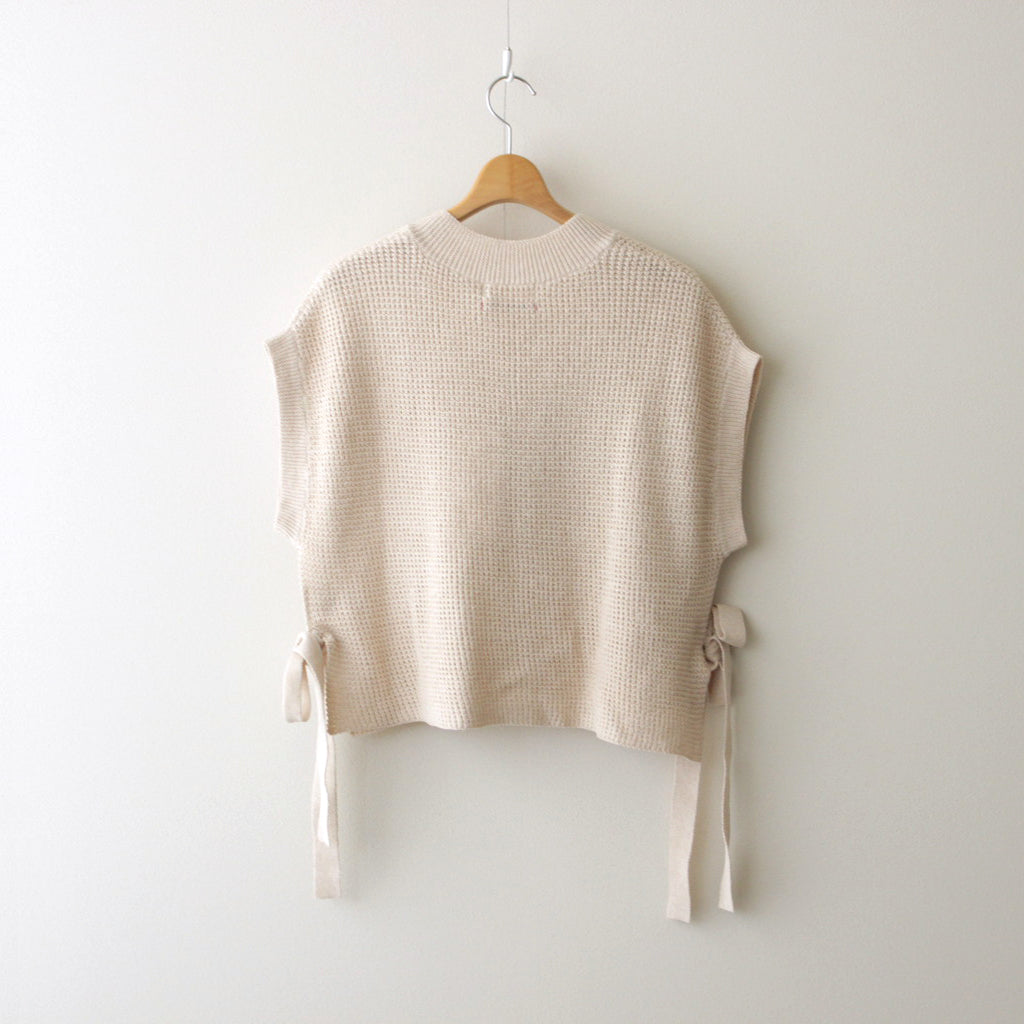 Linen SOLOTEX Knit Vest #KINARI [GL241-80208]