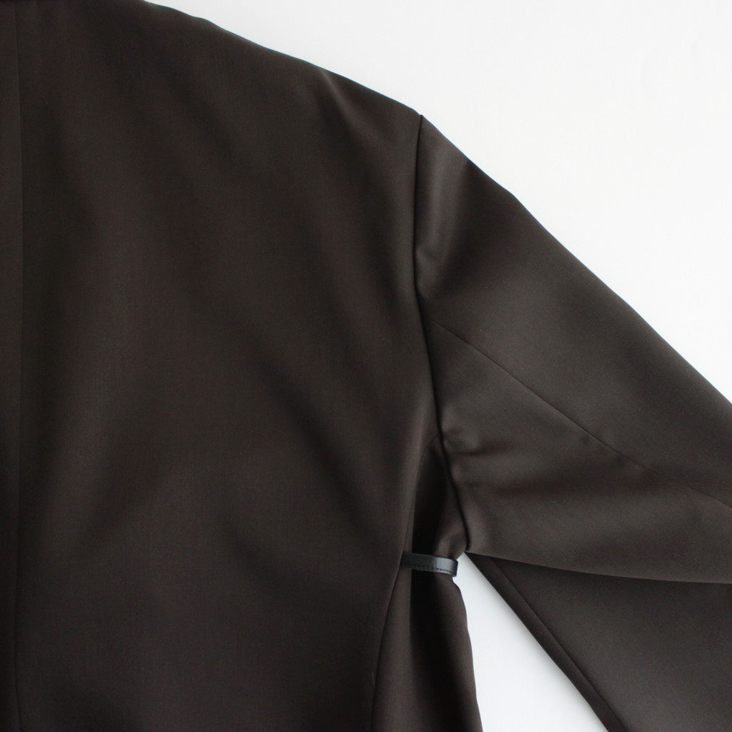 OVERSIZED SINGLE BREASTED LONG JACKET #MILITARY KHAKI [ST.790]