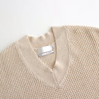 Linen SOLOTEX Knit Vest #KINARI [GL241-80208]