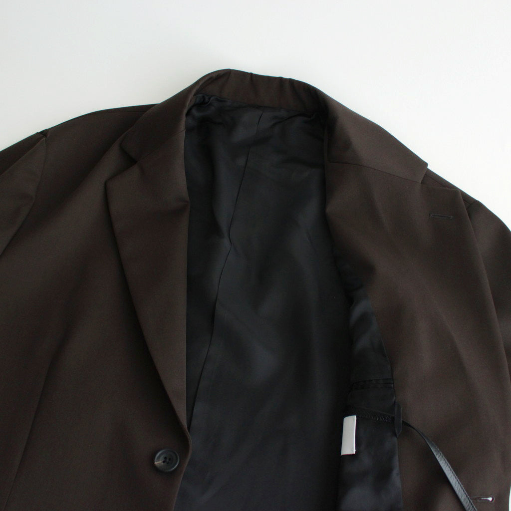 OVERSIZED SINGLE BREASTED LONG JACKET #MILITARY KHAKI [ST.790]